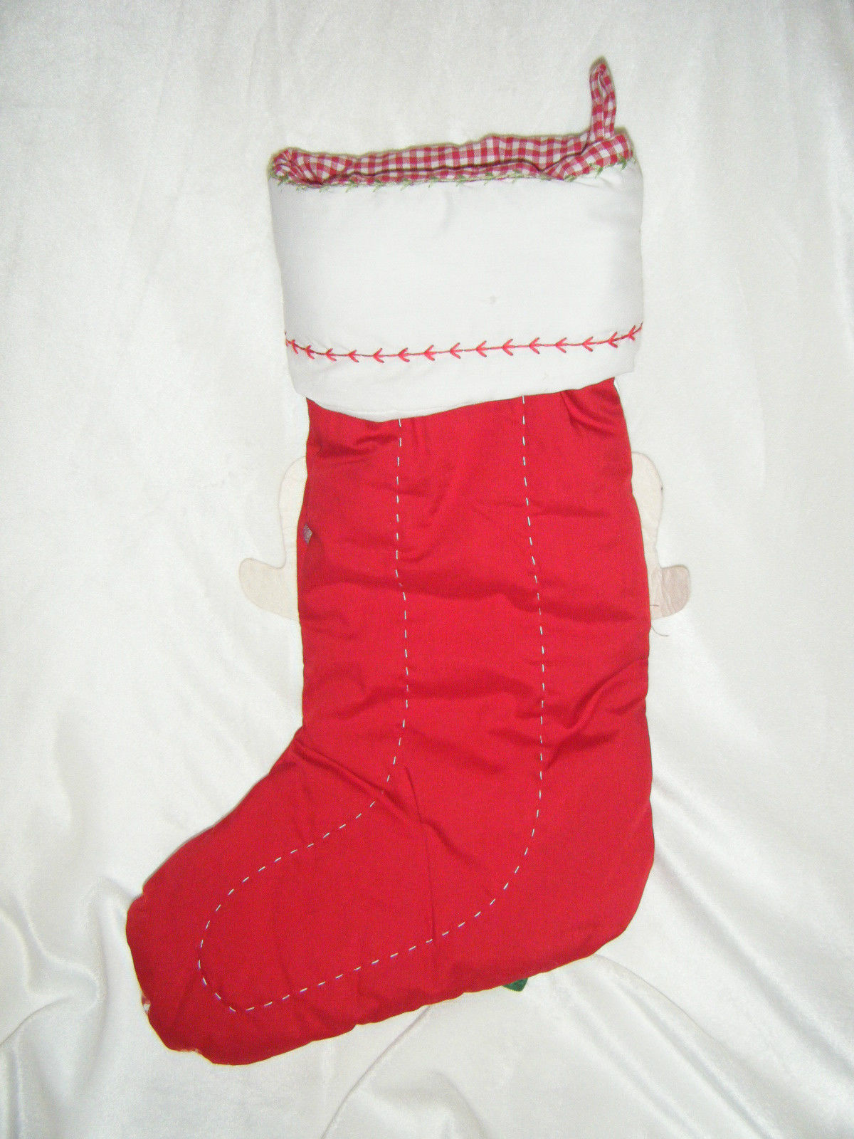 Pottery Barn Christmas Quilted Stocking And 13 Similar Items