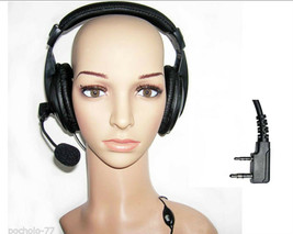 Headset W/ Ptt For Kenwood Wouxun Puxing Linton Fdc Quansheng Luthor Baofen - $24.99