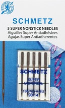 Schmetz Super Nonstick Machine Needles-Size 90/14 5/Pkg - $9.44