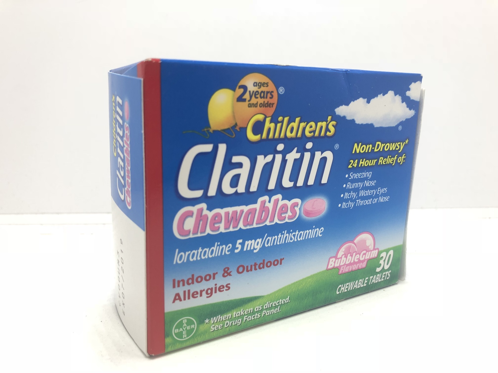 Children Claritin 30 soft chewable exp 5/2019 New In Box Bubble Gum