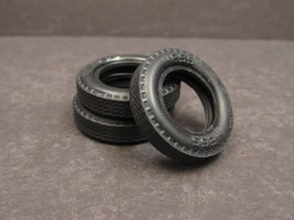 Hess Toy Truck Tires 1/4” X 1-1/8&quot; Replacement Lot of 3 1990&#39;s 1/32 Scale - $9.49