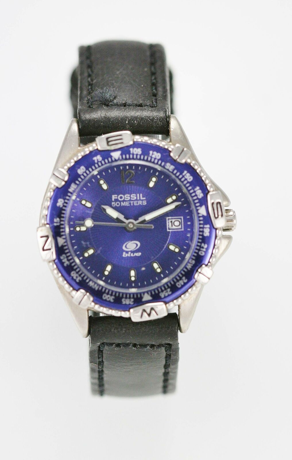 fossil blue watch battery size