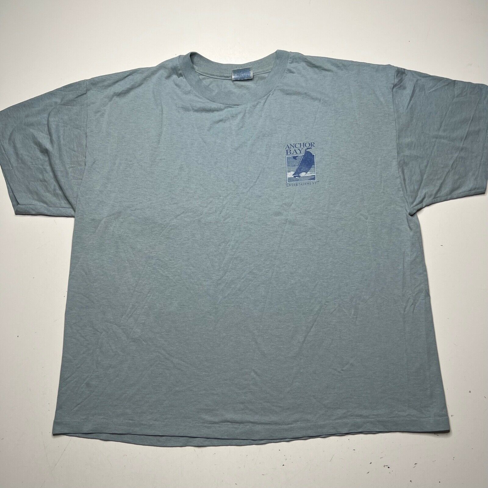 Primary image for Vintage 90s Hanes Anchor Bay Entertainment Graphic Single Stitch T Shirt Size XL