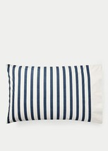 Ralph Lauren Evan  Standard Striped Pillowcases Blue and White - $49.49