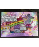 Just My Style Alphabet Bead Set over 3,000 pieces to make 60+ Bracelets ... - $9.68