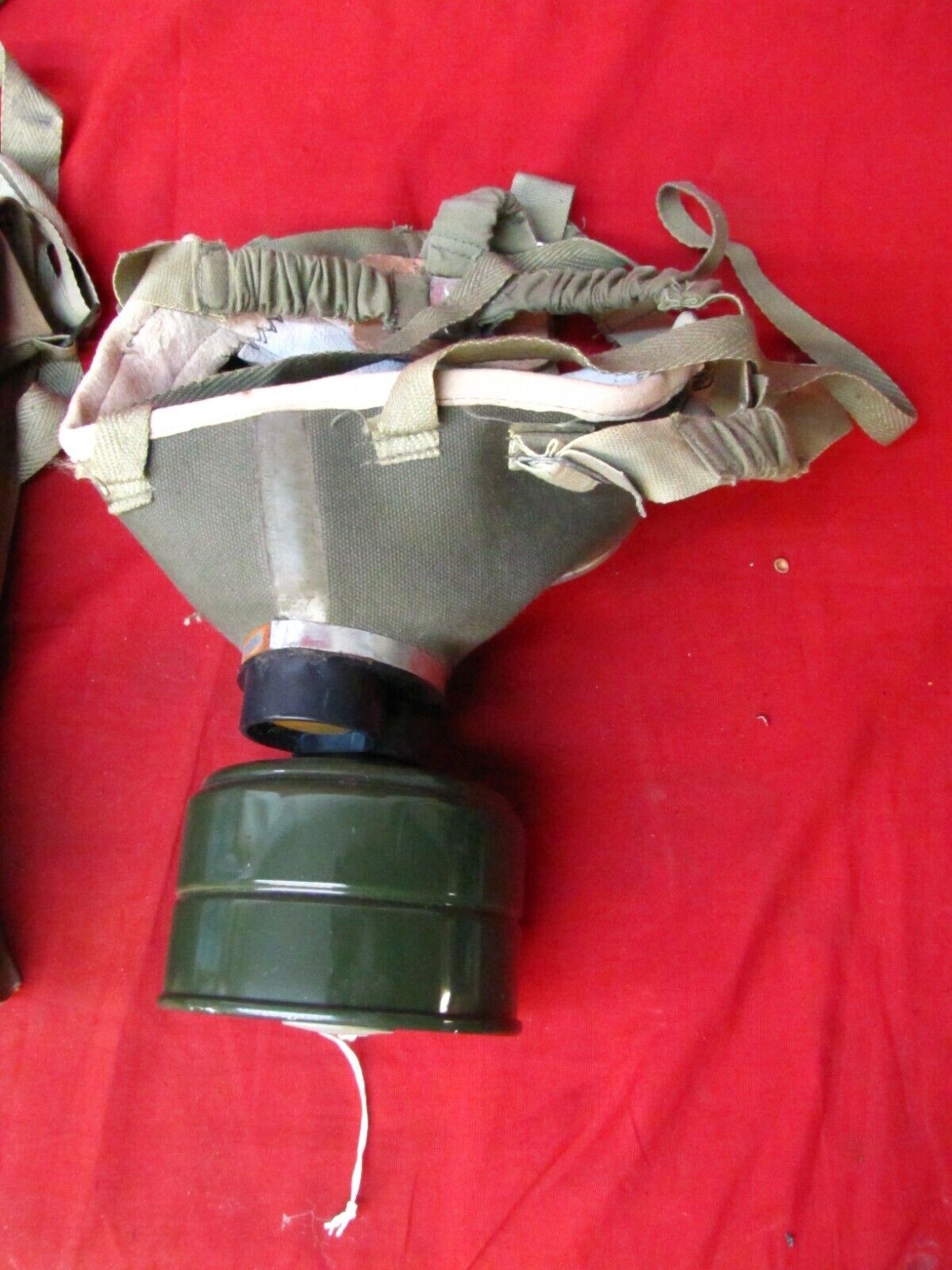 Vintage Hungarian Military Surplus M76 Gas Mask with Filter & Bag Glass ...