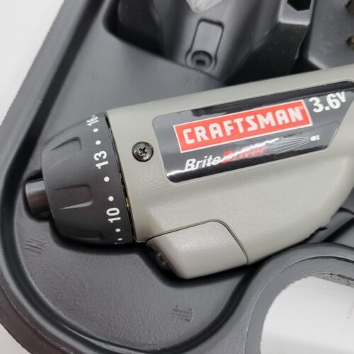 Craftsman 3.6 Volt Cordless Screwdriver model 315.111373 case charger