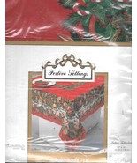Avon Home Fashions - Festive Settings Music Box Tablecloth 52 x 70 - NIP - $29.69