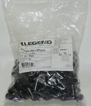 Legend 461 004 Plastic Pex Elbow 3/4 Inch Package of 50 Black Color image 1