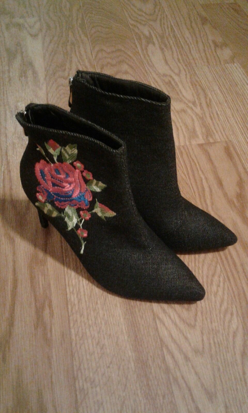 Rose embroidery boots 9 - Boots