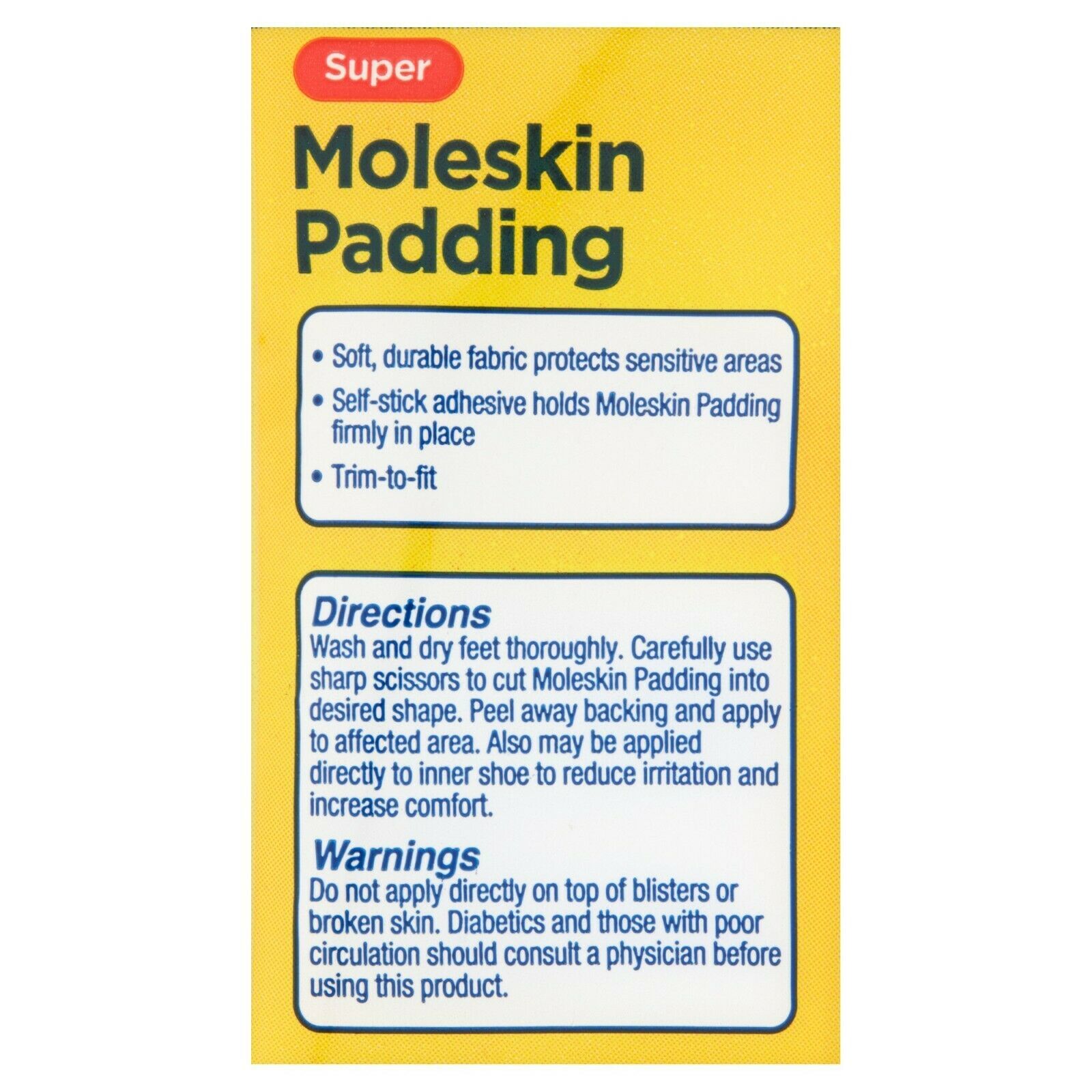 Equate Super Moleskin Padding Sheets, 3 Count, 4 Pack..+ Nail Art