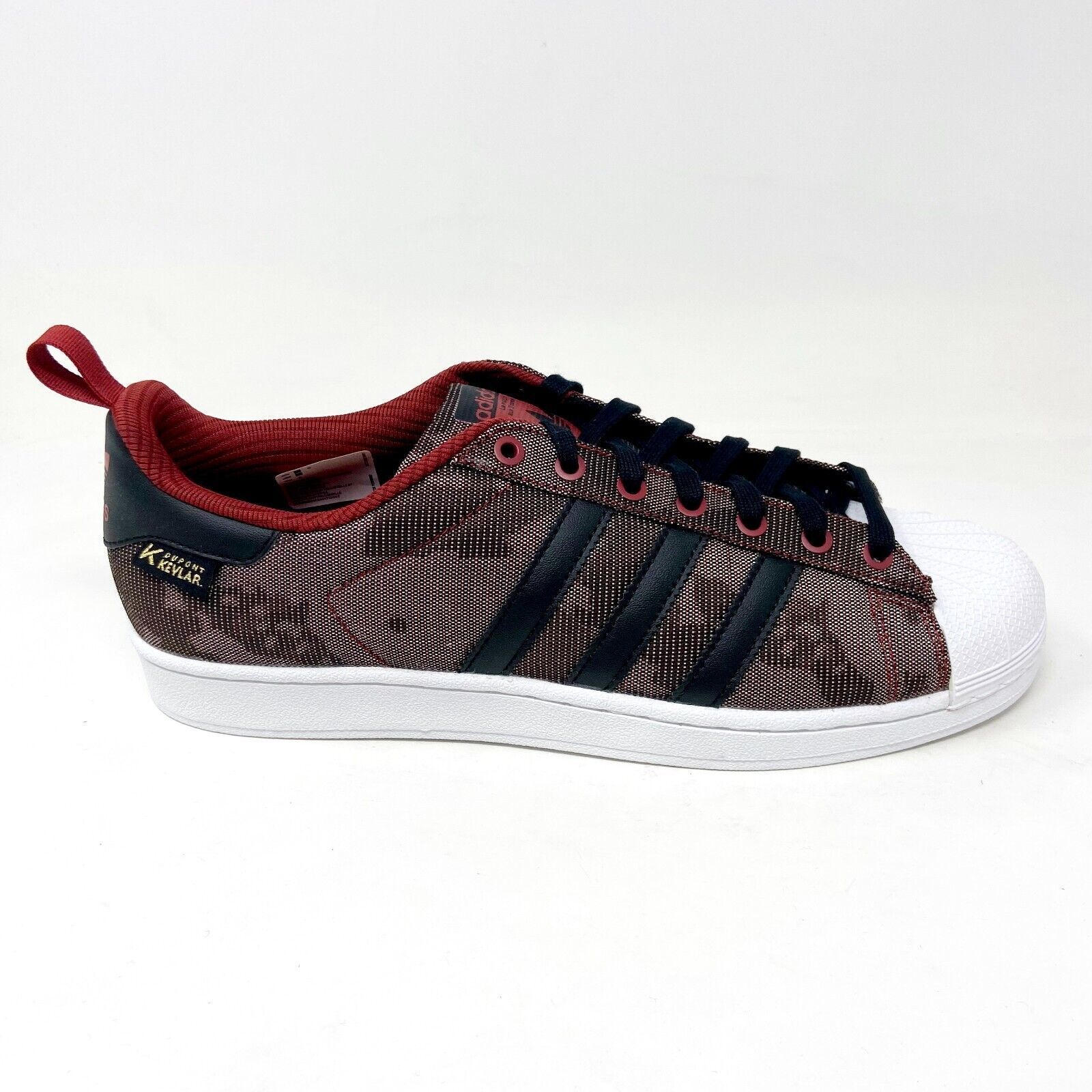 Adidas Originals Superstar Dupont Kevlar Black White Mens Sneakers S85979