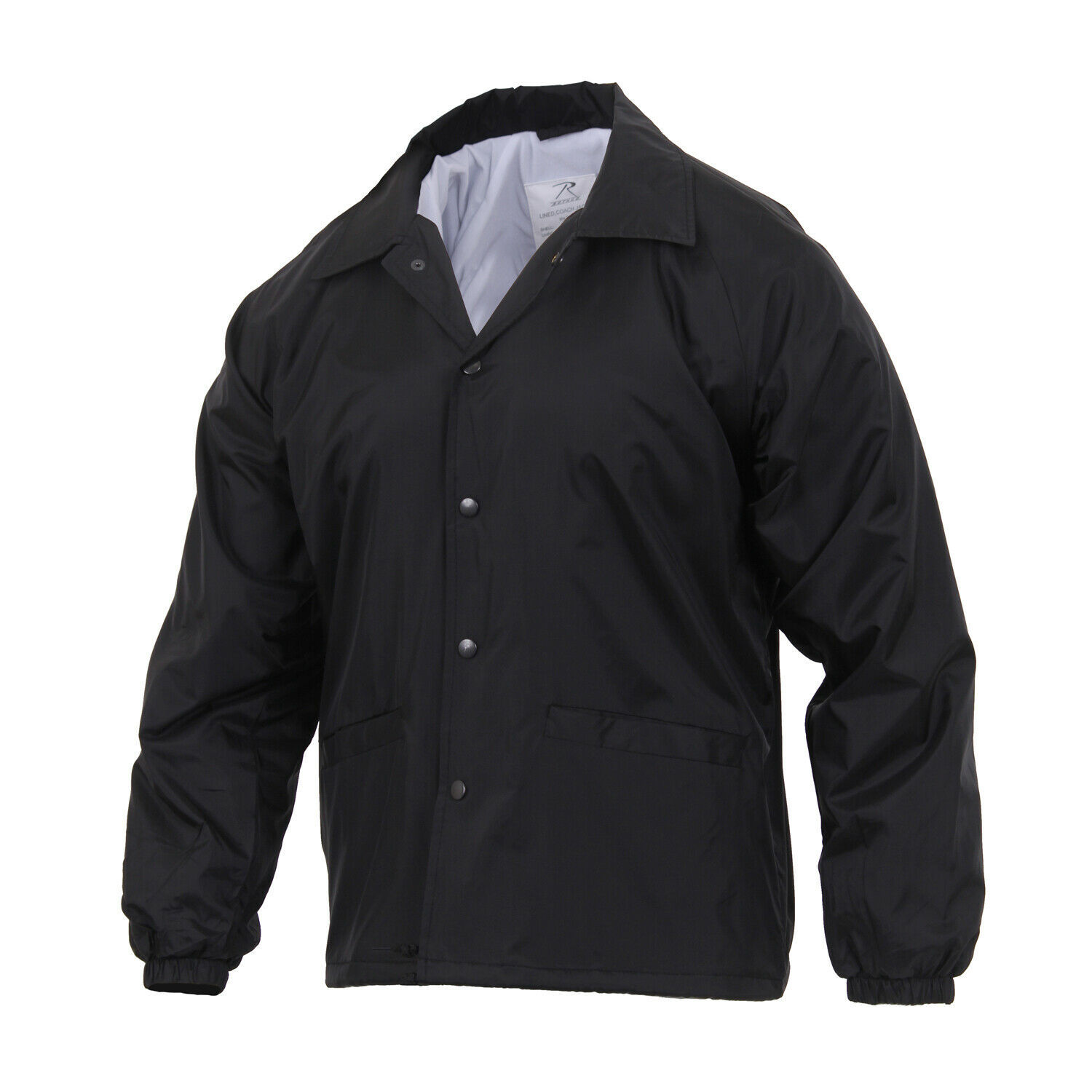 Black Law Enforcement style Lined classic Coaches Uniform Jacket ...