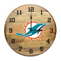 Miami Dolphins Authentic Oak Barrel 21" Clock - $296.01