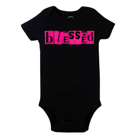 45.Blessed Pink Neon Baby BodySuit
