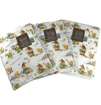 Vintage American Greetings Easter Gift Wrap Wrapping Paper Bunny Rabbit Spring - $18.81