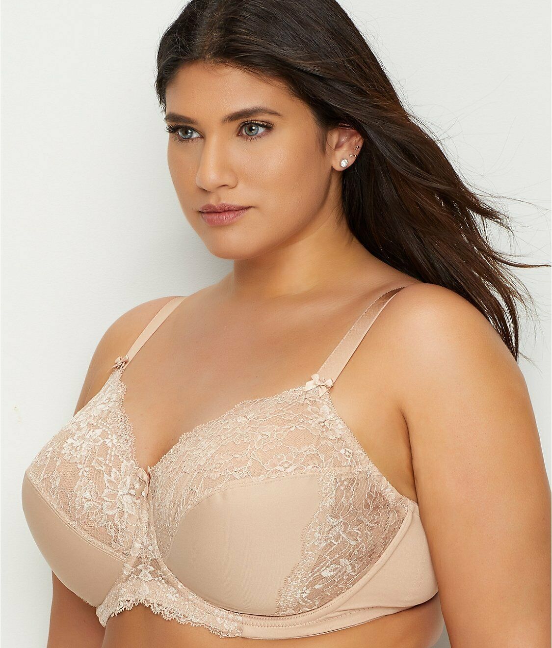 GLAMORISE Cafe Elegance Lacy Multi Part Wonderwire Bra, US 42DD, UK