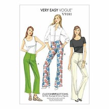 Vogue Patterns Bootcut Pant, 6-8-10-12-14, Red - $28.24
