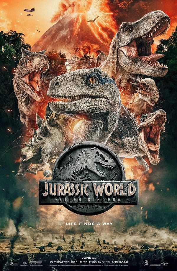 Jurassic World: Fallen Kingdom Movie Poster Film Art Print 14x21 27x40 32x48 #1