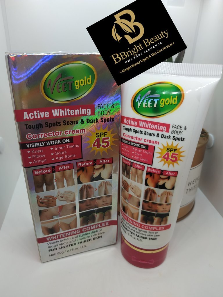 Veet Gold Active Whitening Corrector Cream 80g