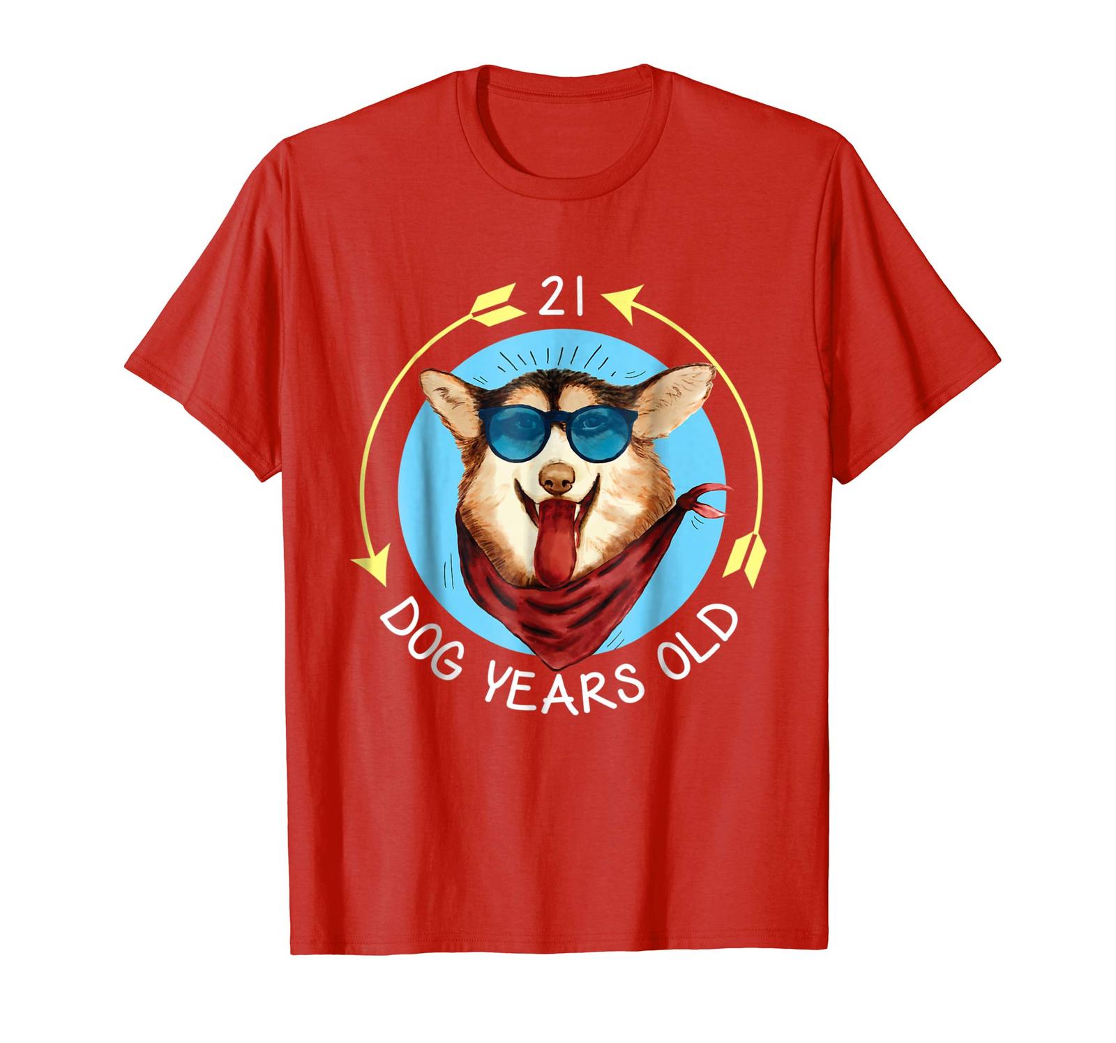 Dog Fashion - Kids 3rd Birthday Shirt Dog Years Funny Toddler Shirt Men