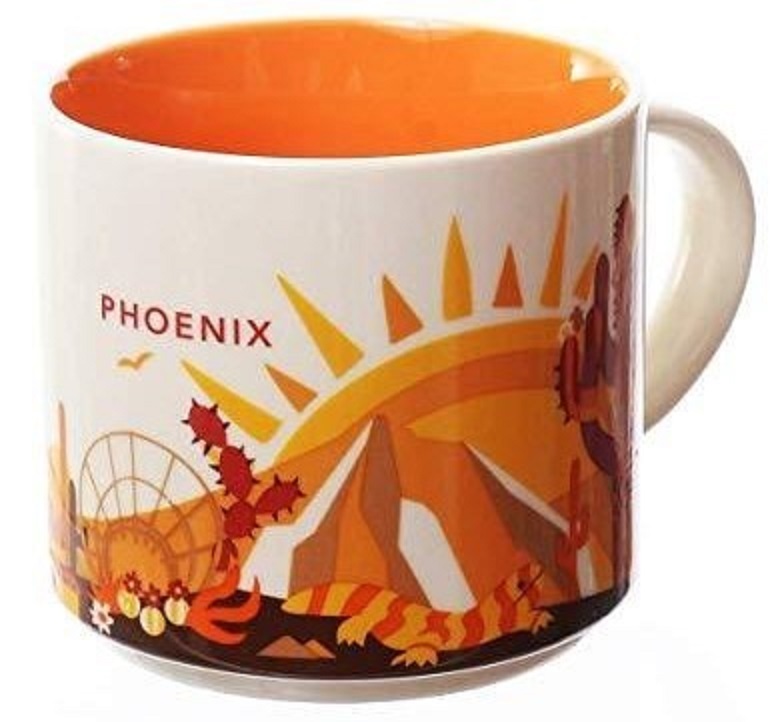 Starbucks Phoenix, Arizona You Are Here Collection Coffee Mug NEW IN