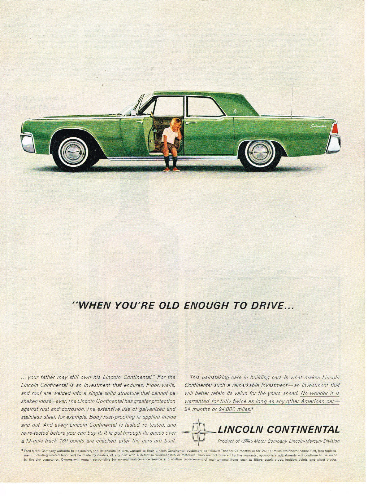 Vintage 1962 Magazine Ad Lincoln Painstaking Care Makes Lincoln Great Investment - $5.63