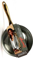 Cravings By Chrissy Teigen 2.7 Qt Stainless Steel Saucepan With Lid Gold Handles
