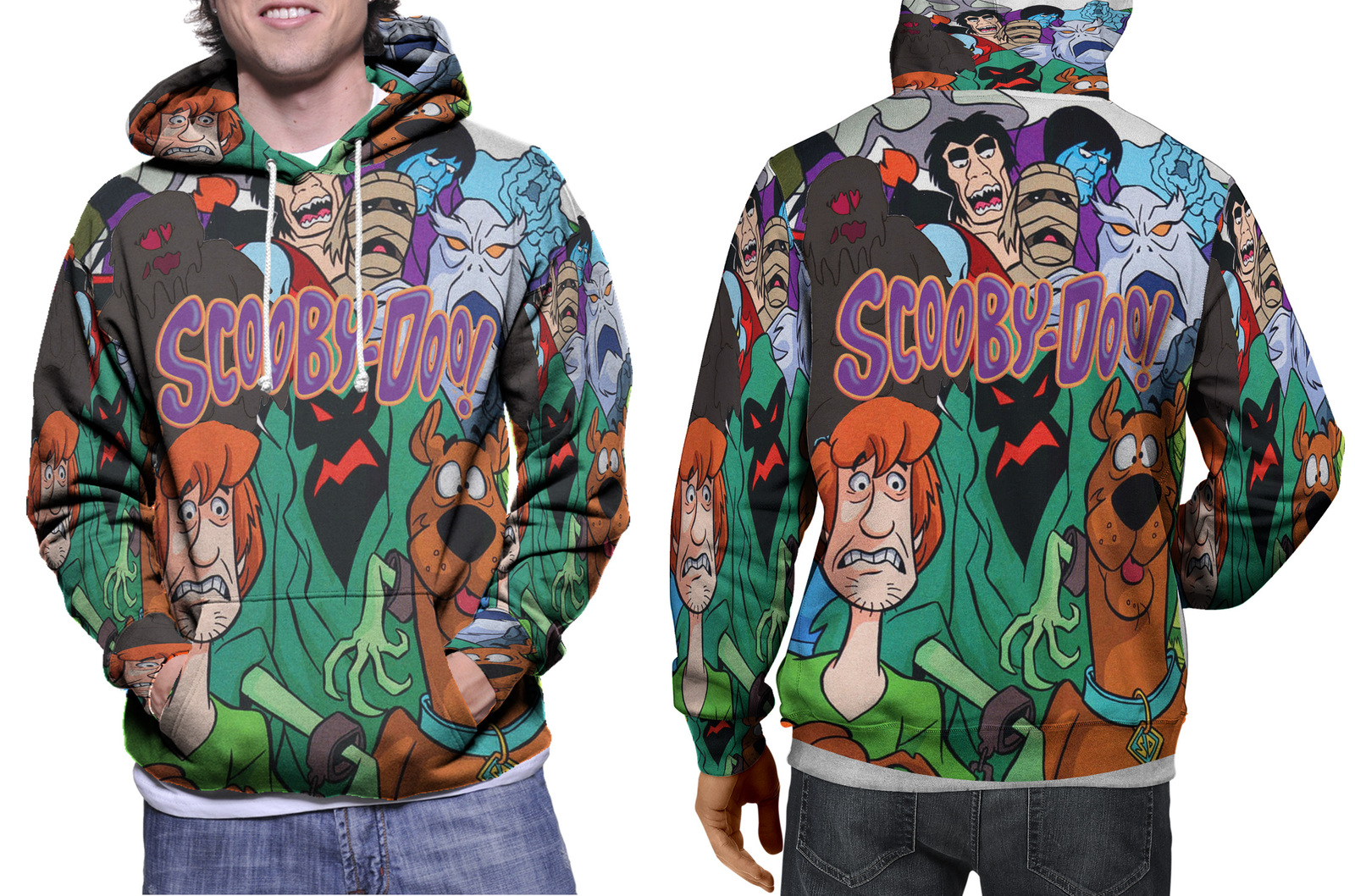 Scooby Doo Monsters Hoodie Men Hoodies & Sweatshirts
