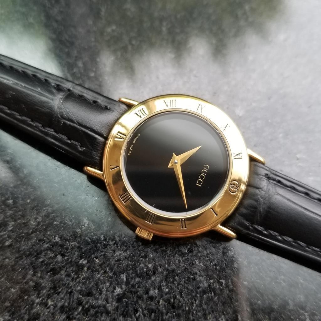 Gucci Femmes Plaqué or 3000.2.L Luxe Suisse Montre Élégante Quartz ...