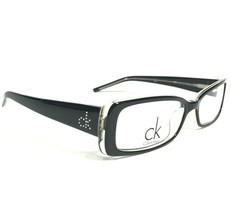 Calvin Klein 5523 003 Eyeglasses Frames Black Clear Crystals Logo 50-17-135 - $50.28