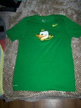 Nike Dri-Fit Oregon Ducks Apple Green Large Logo Men&#39;s Tee (L) - New w/o... - $14.00