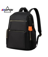 Women Backpack Waterproof OL 14 Inch Women Laptop Backpack Plecak Black ... - $147.50