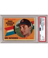 Carl Yastrzemski 1960 Topps Rookie Star Baseball Card #148- PSA Graded 4... - $324.95