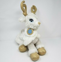 Build a bear merry reindeer mission with golden glisten/cape stuffed animal - $37.05
