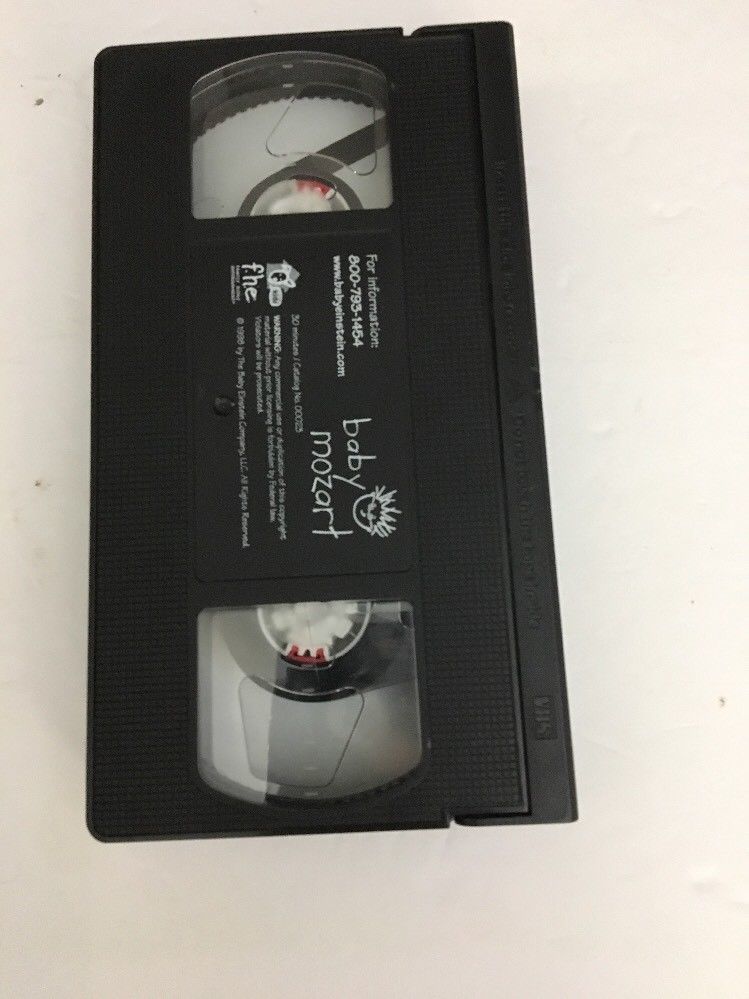 FHE Baby Einstein Baby Mozart VHS Tape 2000-TESTED-RARE VINTAGE-SHIP N ...