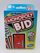 Monopoly Bid Hasbro Brand NEW Card Game - free shipping - £6.57 GBP