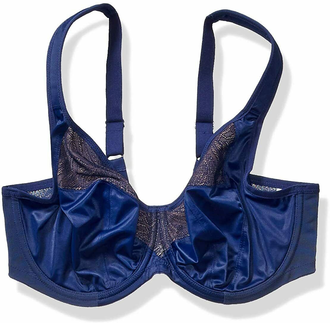 GODDESS Navy Heather Underwire Banded Bra, US 38G, UK 38F, NWOT Bras