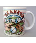 Cup Souvenir Coffee Mug Branson Missouri Music Guitar Ceramic Collectibl... - $17.99