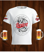 Union Beer Logo White Short Sleeve  T-Shirt Gift New Fashion  - $31.99