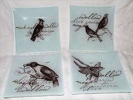 Vintage Collection Sepia Bird Illustrations 4 Plate Set 7&quot; - $29.99