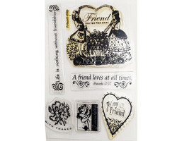 Friendship Clear Stamp Set - $6.99
