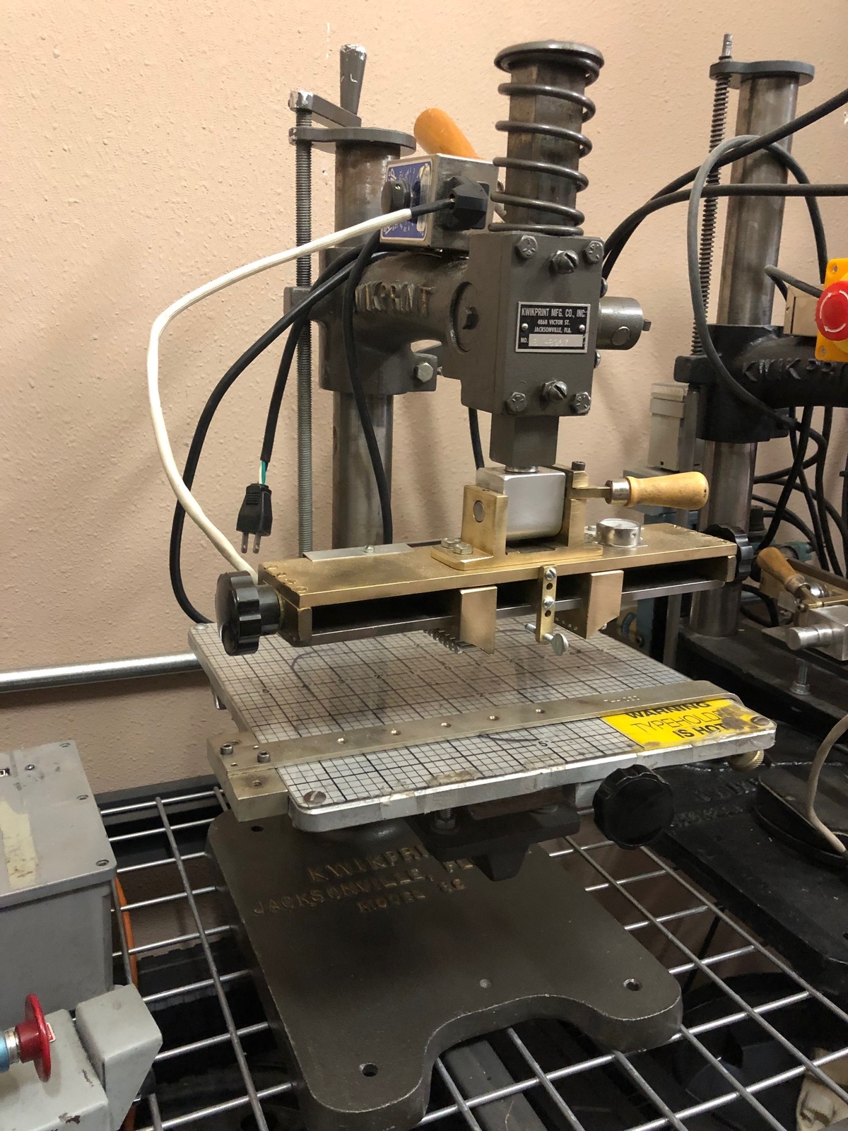 Kwikprint 86 Hot Foil Embossing Stamping Machine Kwik Print Printing