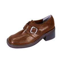 PEERAGE Elana Wide Width Casual Leather Shoes with Buckle - $39.95