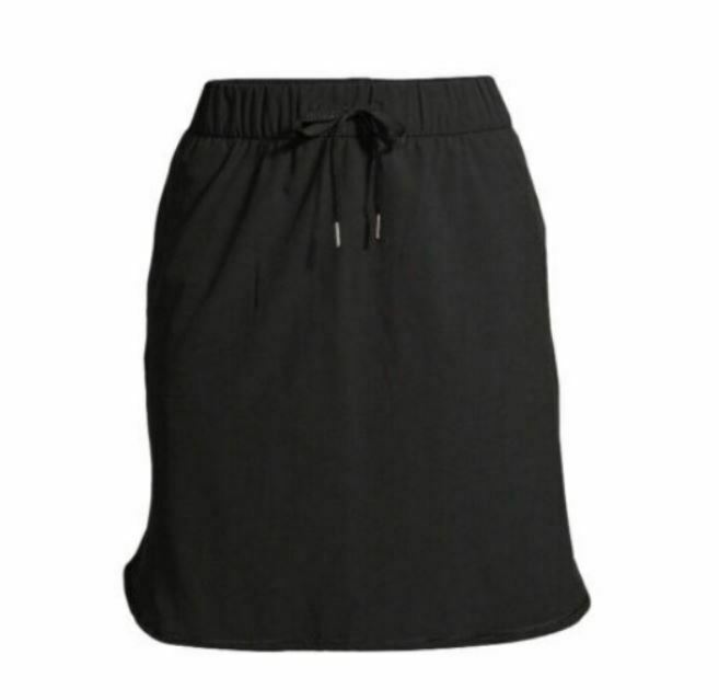 Athletic Works Women’s Black Commuter Skort Skirt Built-in Shorts Small S 4-6