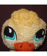 Duck Littlest Pet Shop Plush Stuffed Animal 8&quot; Hasbro 2007 Toy Yellow - $8.99