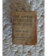 The Little Webster 18,000 Word Dictionary Vintage (#3845) - $21.99
