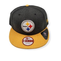 Pittsburgh Steelers New Era 9Fifty Heather Action M/L Adjustable Snapback Hat - $37.61