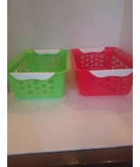 2 Plastic Baskets - $12.75