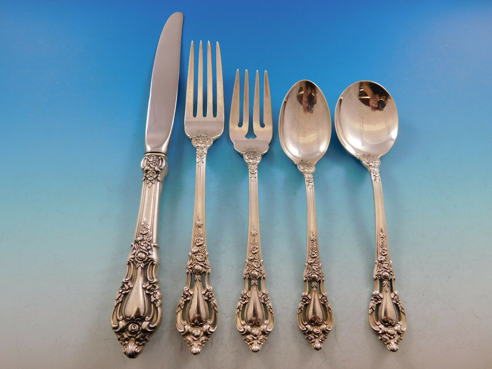 Eloquence by Lunt Sterling Silver Flatware Set for 6 Service 34 Pieces - $2,050.00